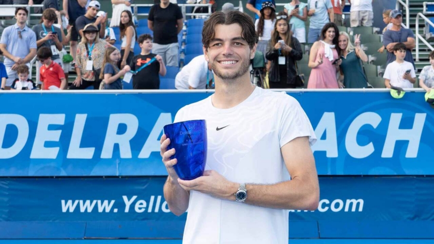Taylor Fritz wins the ATP 250 in Delray Beach to become the world's #5