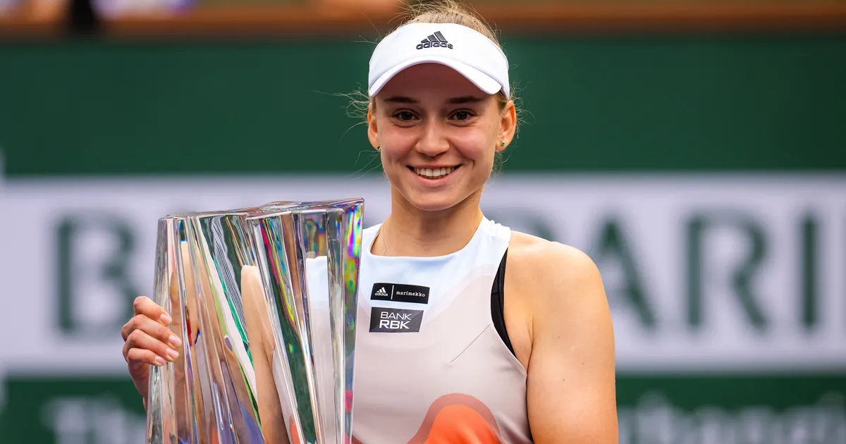 Elena Rybakina takes her maiden WTA 1000 title in Indian Wells