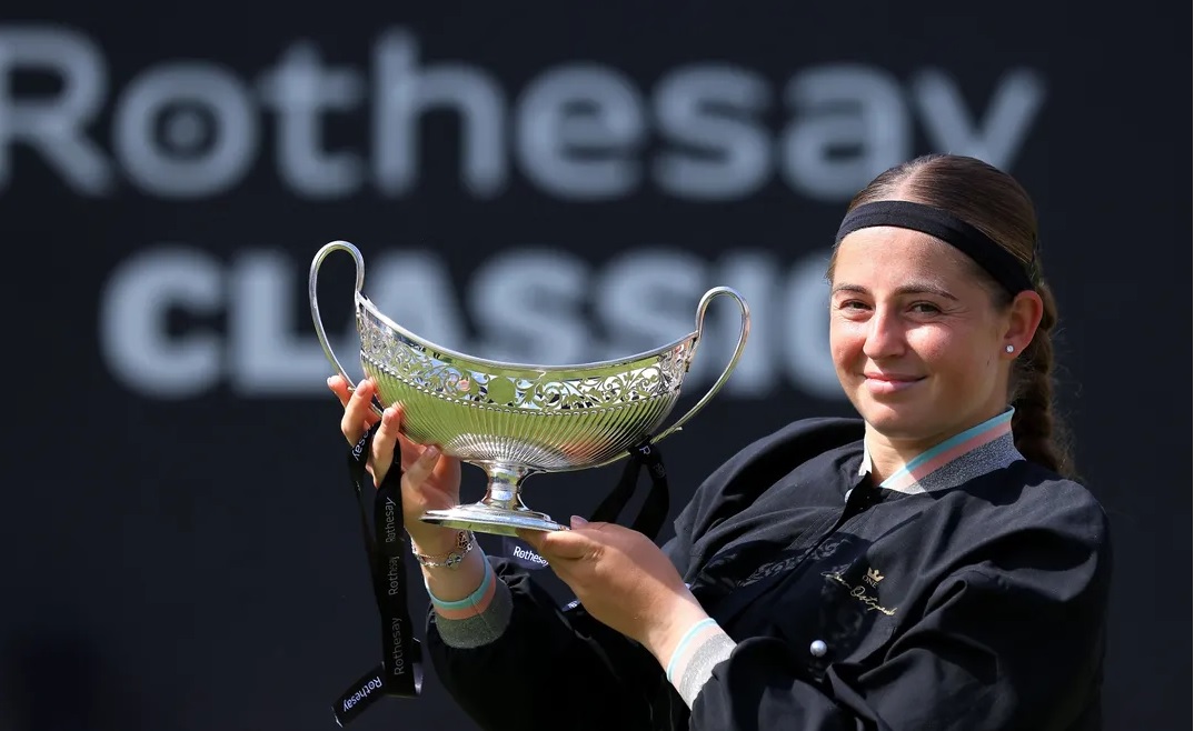 Jelena Ostapenko wins WTA 250 Rothesay Open in Birmingham
