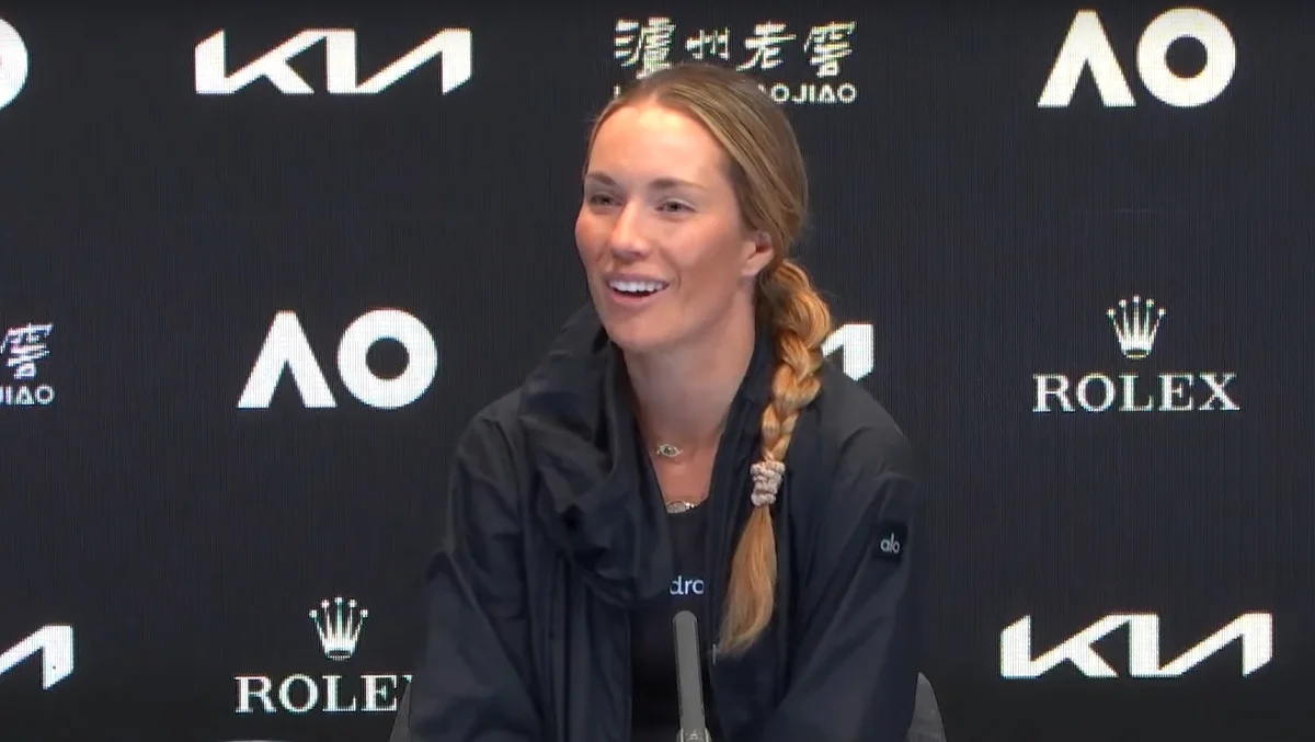 Collins relaxed and focused before her favorite Grand Slam