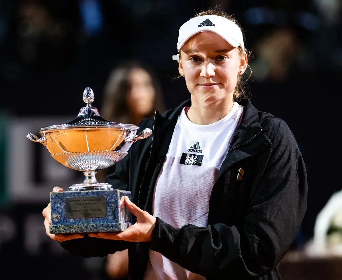 Elena Rybakina wins the WTA 100 Internazionali BNL D'Italia