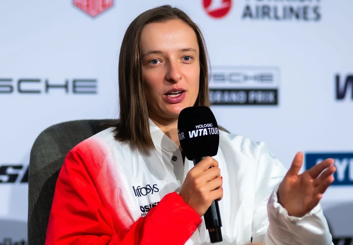 Iga Swiatek answers TennisRatio questions - Porsche Tennis Grand Prix Media Day