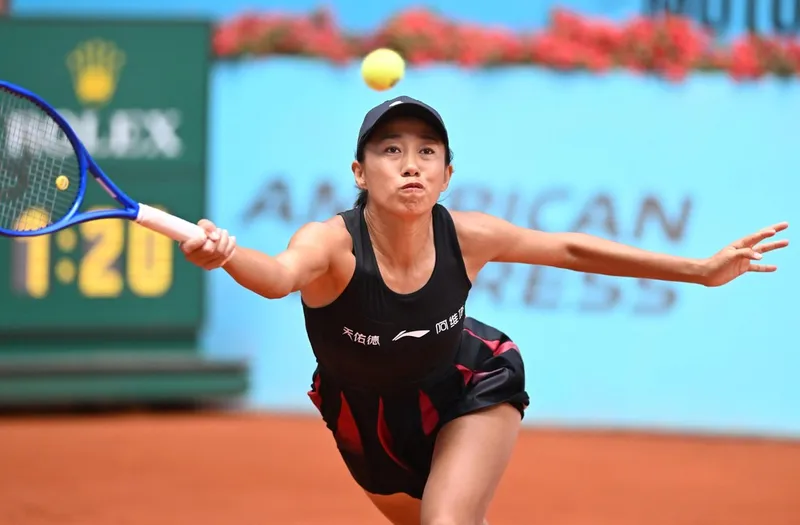 Zhang saves five match points, Parry extends winning run past Raducanu in Strasbourg